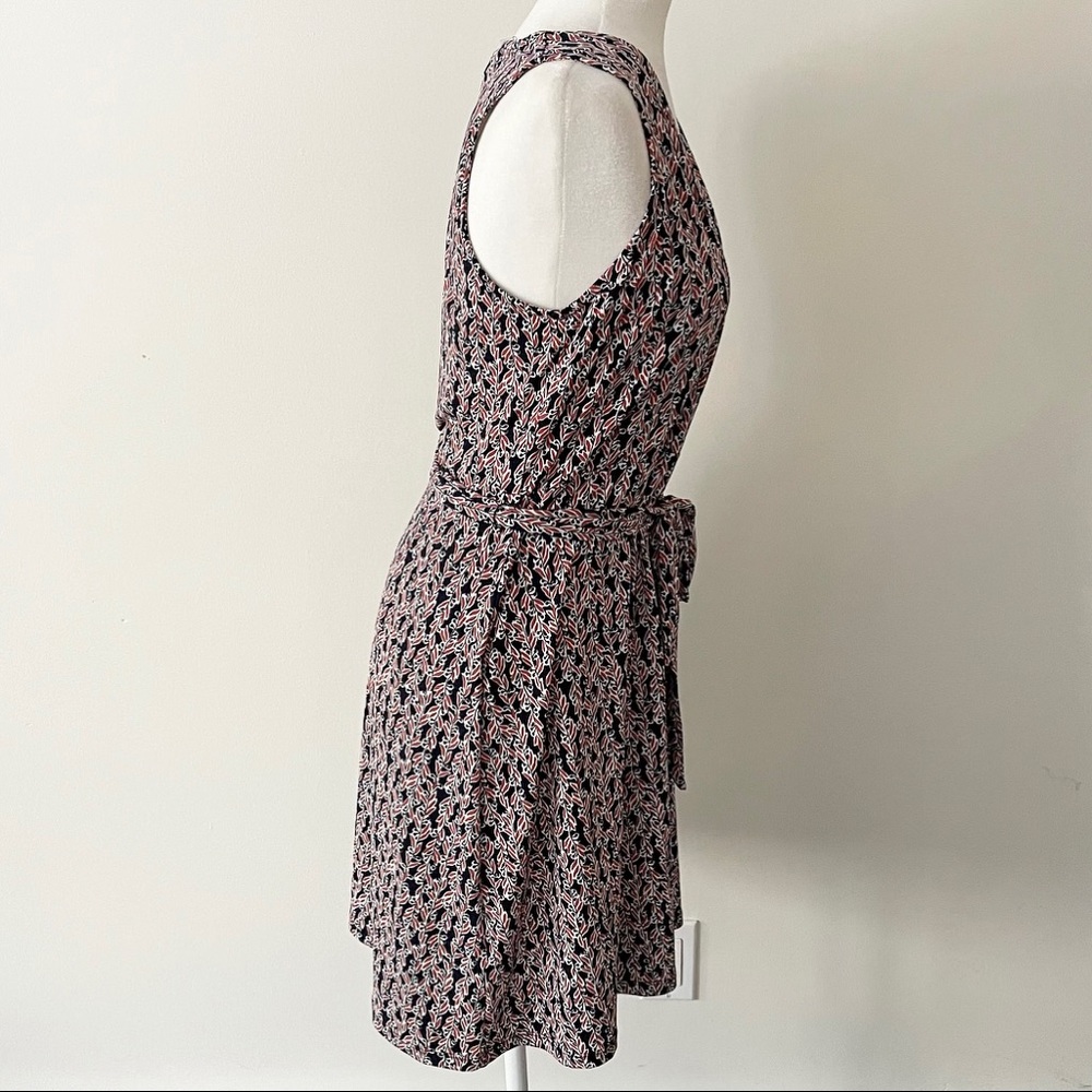 LOFT Outlet | Petite Floral Print Faux Wrap Tie Waist Dress *NWT* - Picture 5 of 12